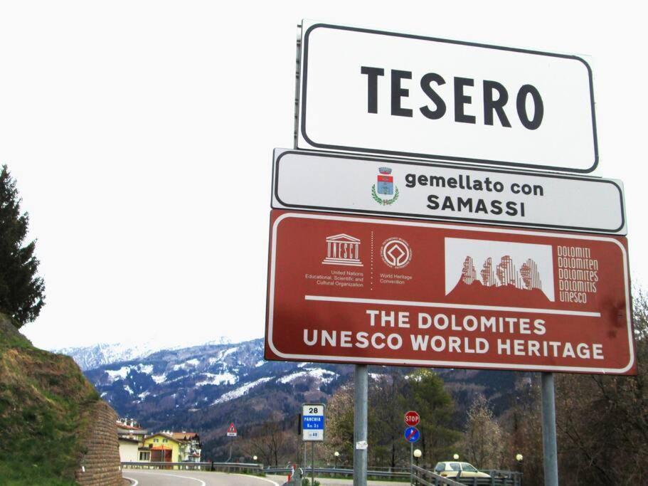 Appartamento A Tesero Buitenkant foto